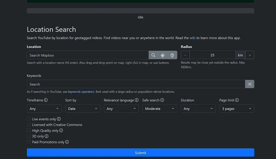 How to Find Geotagged Videos on YouTube - Section image