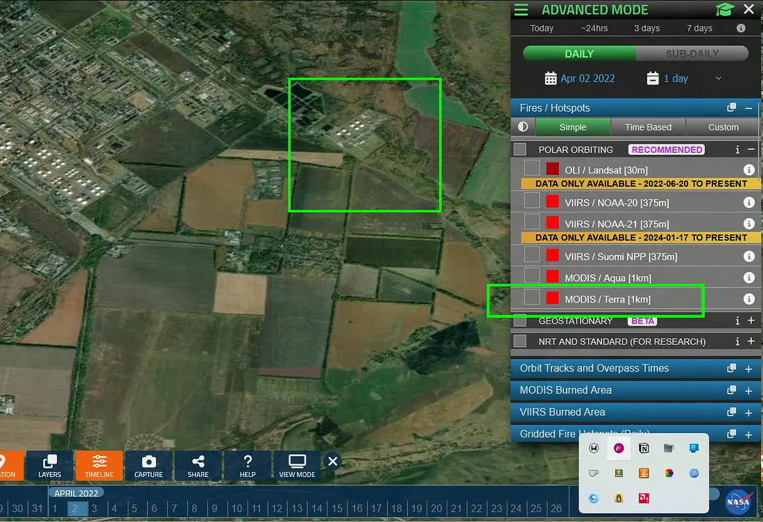 Geospatial Analysis of Thermal Anomalies Using NASA FIRMS - Section image