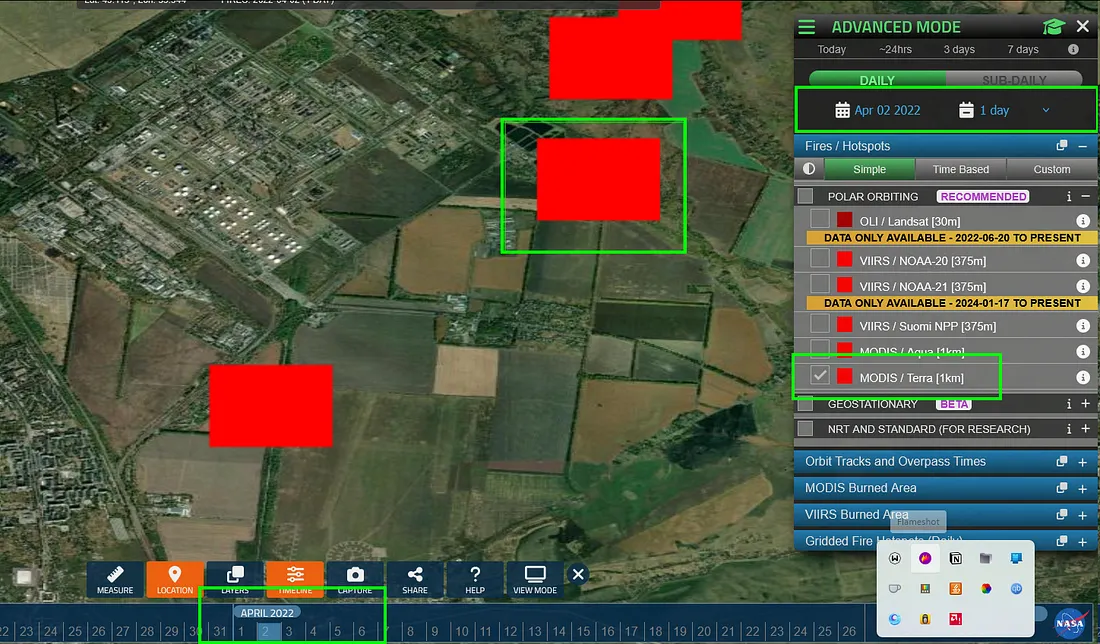 Geospatial Analysis of Thermal Anomalies Using NASA FIRMS - Section image