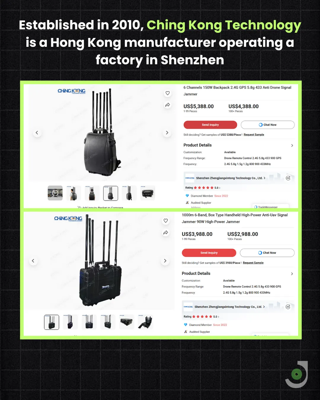 OSINT Analysis Reveals Manipur's PLA Using Chinese-Origin Anti-Drone Jammers - Section image
